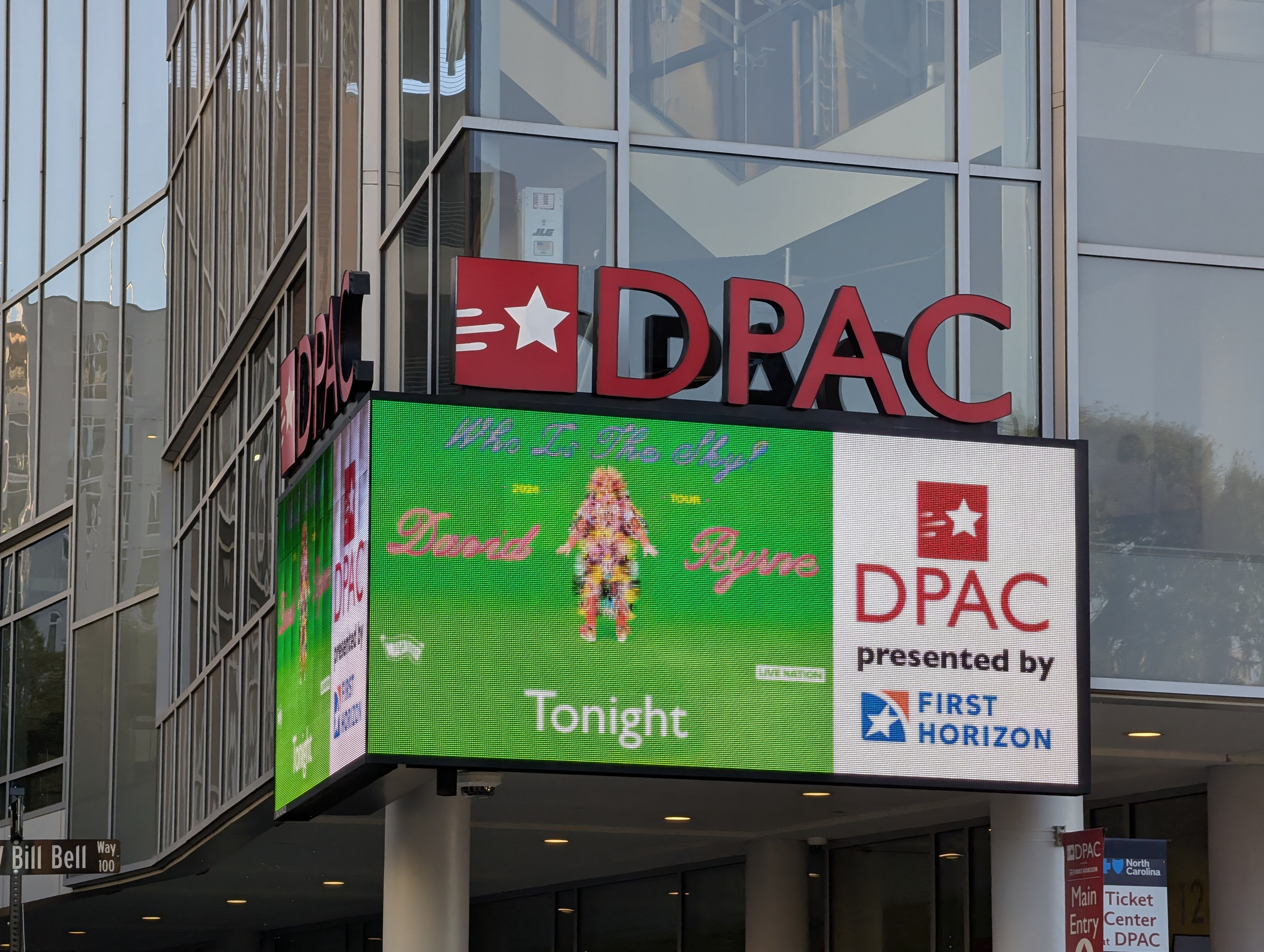 David Byrne, DPAC, Durham Performing Arts Center